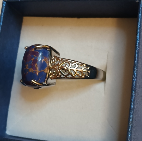 MOJAVE PURPLE TURQUOISE RING - Picture 2 of 3